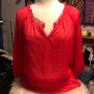Old Navy Sheer Top M
